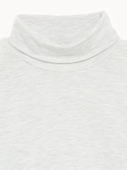 Camiseta de cuello alto lisa - Kiabi