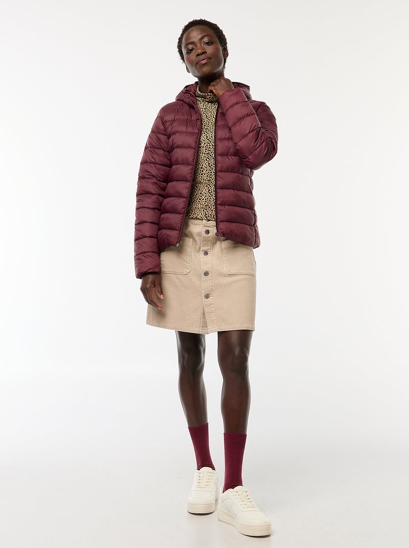 Camiseta de cuello alto y manga larga Beige - Kiabi