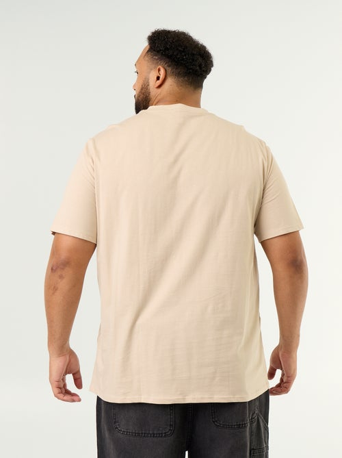 Camiseta de cuello de pico de jersey - Kiabi Camiseta de cuello de pico de jersey - Kiabi