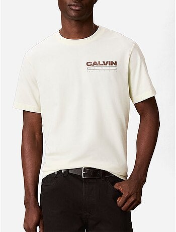 Camiseta de cuello redondo - calvin klein