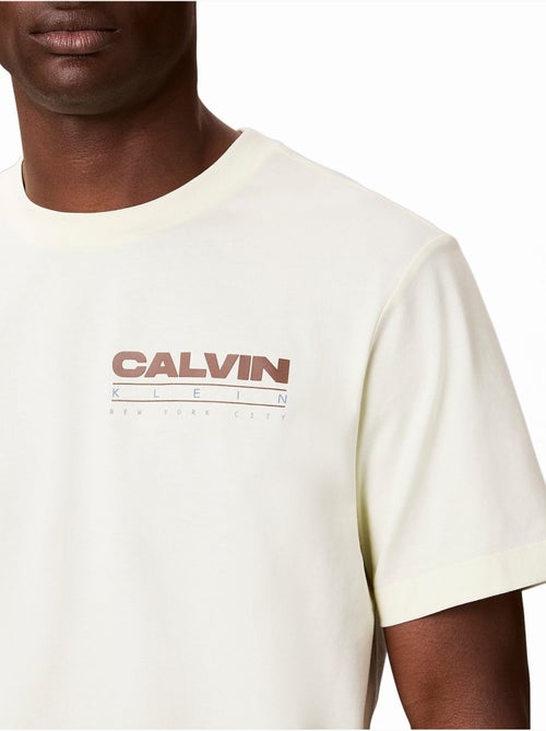 Camiseta de cuello redondo - Calvin Klein - Kiabi Camiseta de cuello redondo - Calvin Klein - Kiabi