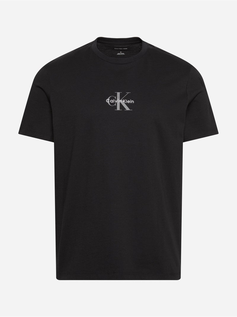 Camiseta de cuello redondo - Calvin Klein Negro - Kiabi