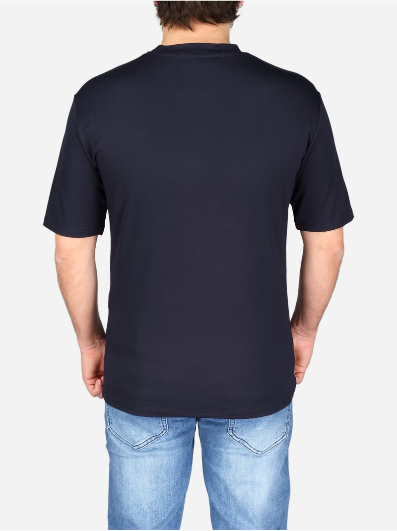 Camiseta de cuello redondo - Frilivin Azul oscuro - Kiabi