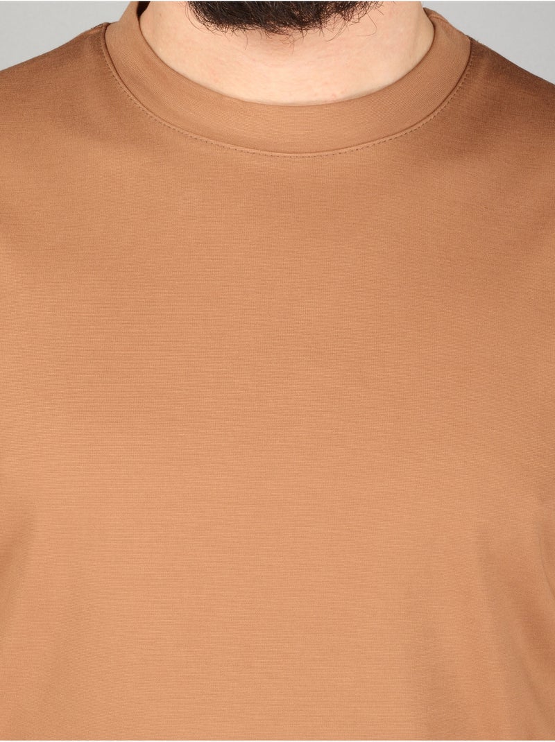 Camiseta de cuello redondo - Frilivin Camel - Kiabi