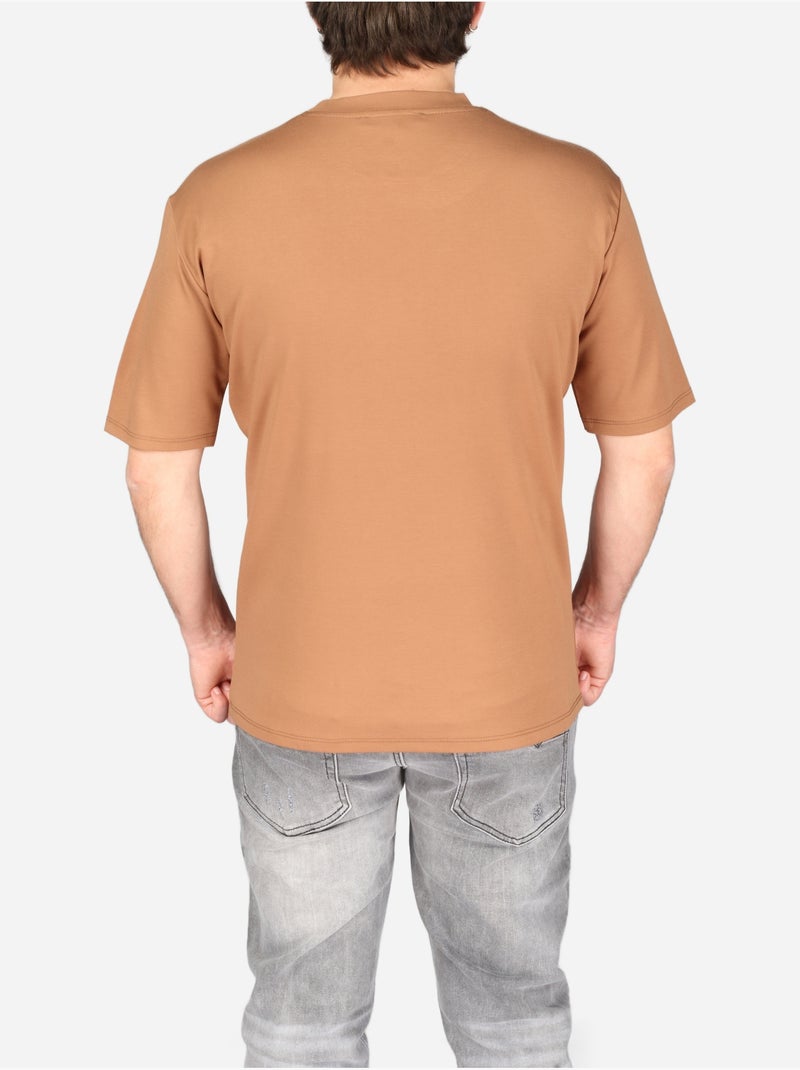Camiseta de cuello redondo - Frilivin Camel - Kiabi