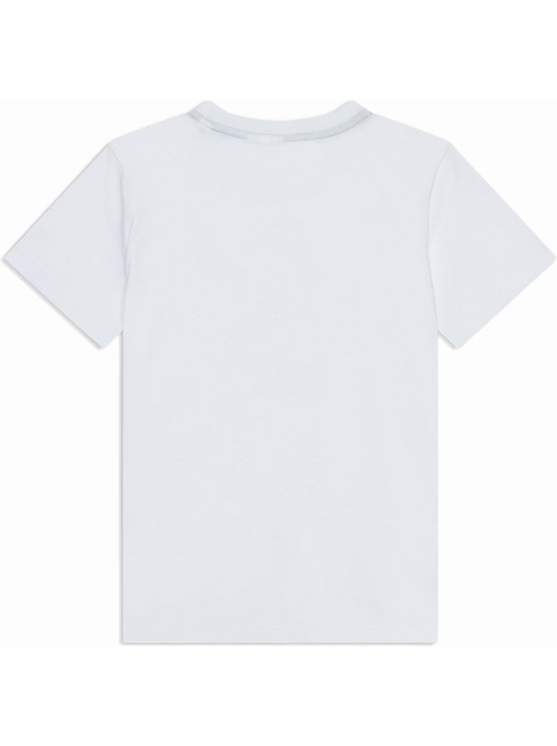 Camiseta de cuello redondo - lacoste Blanco - Kiabi