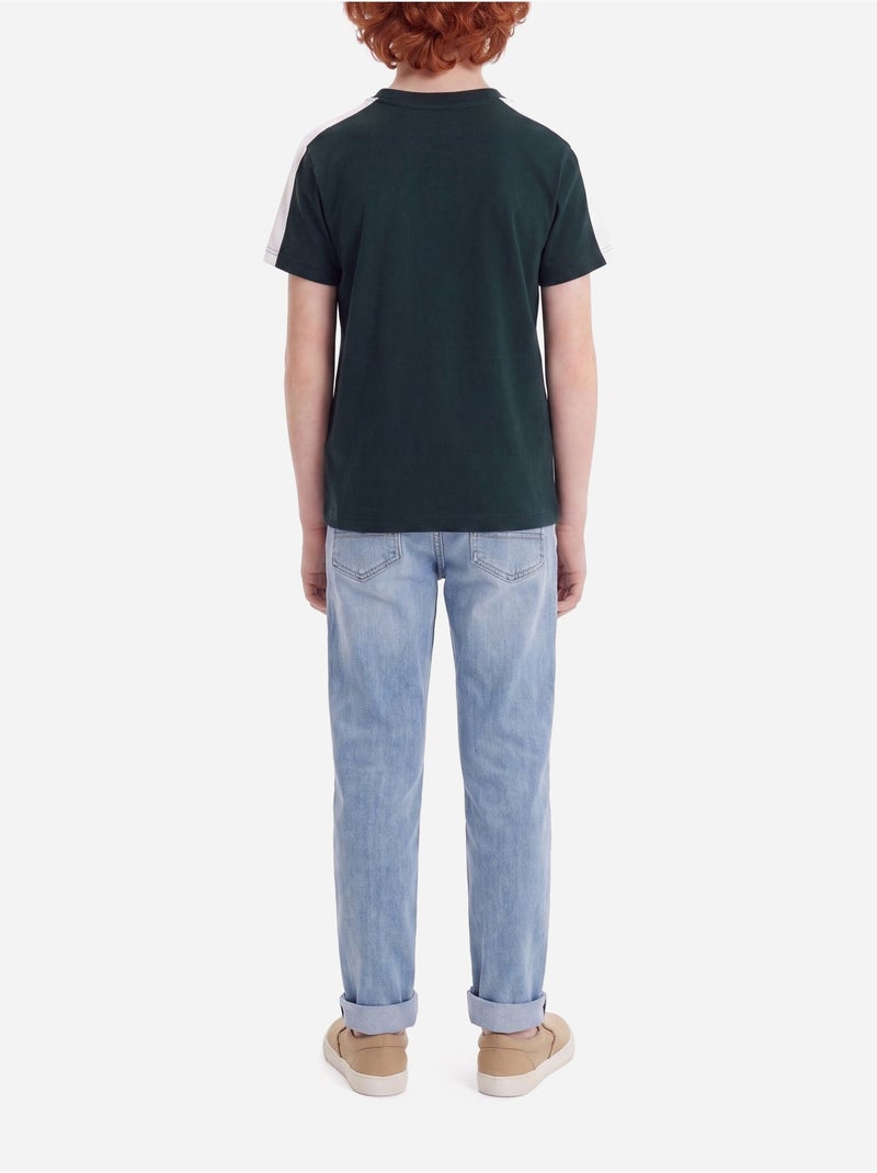 Camiseta de cuello redondo - lacoste Verde oscuro - Kiabi