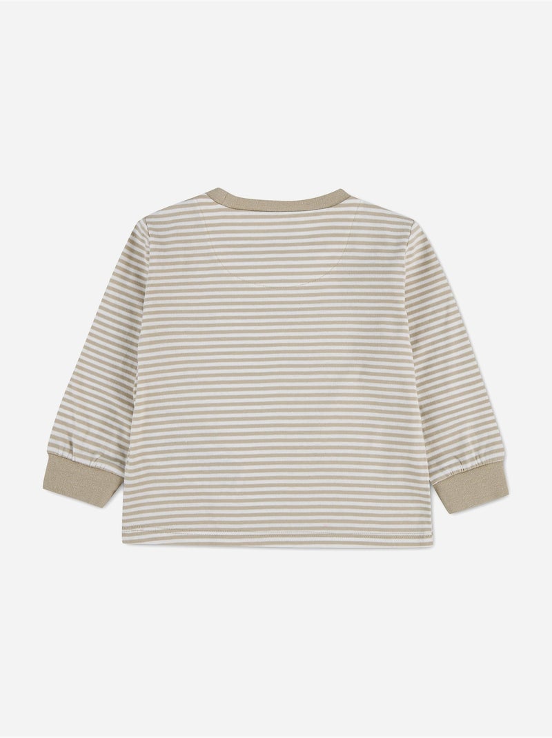 Camiseta de cuello redondo - levi's kids Beige/Blanco - Kiabi