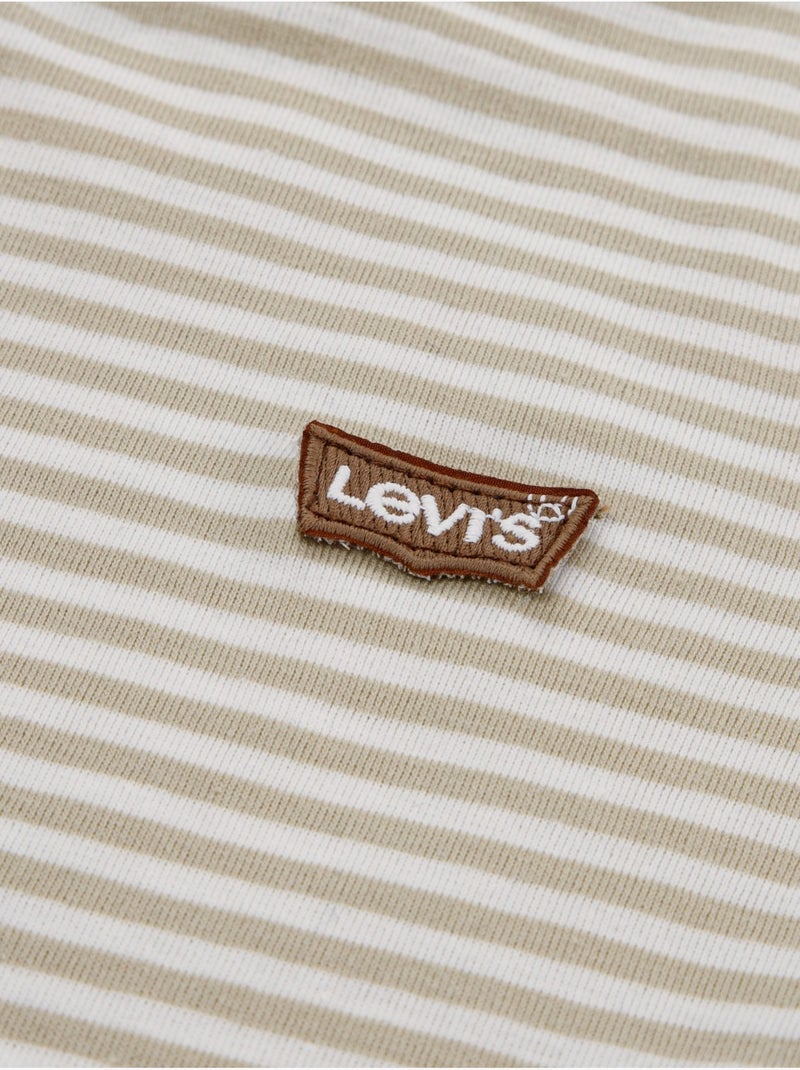Camiseta de cuello redondo - levi's kids Beige/Blanco - Kiabi