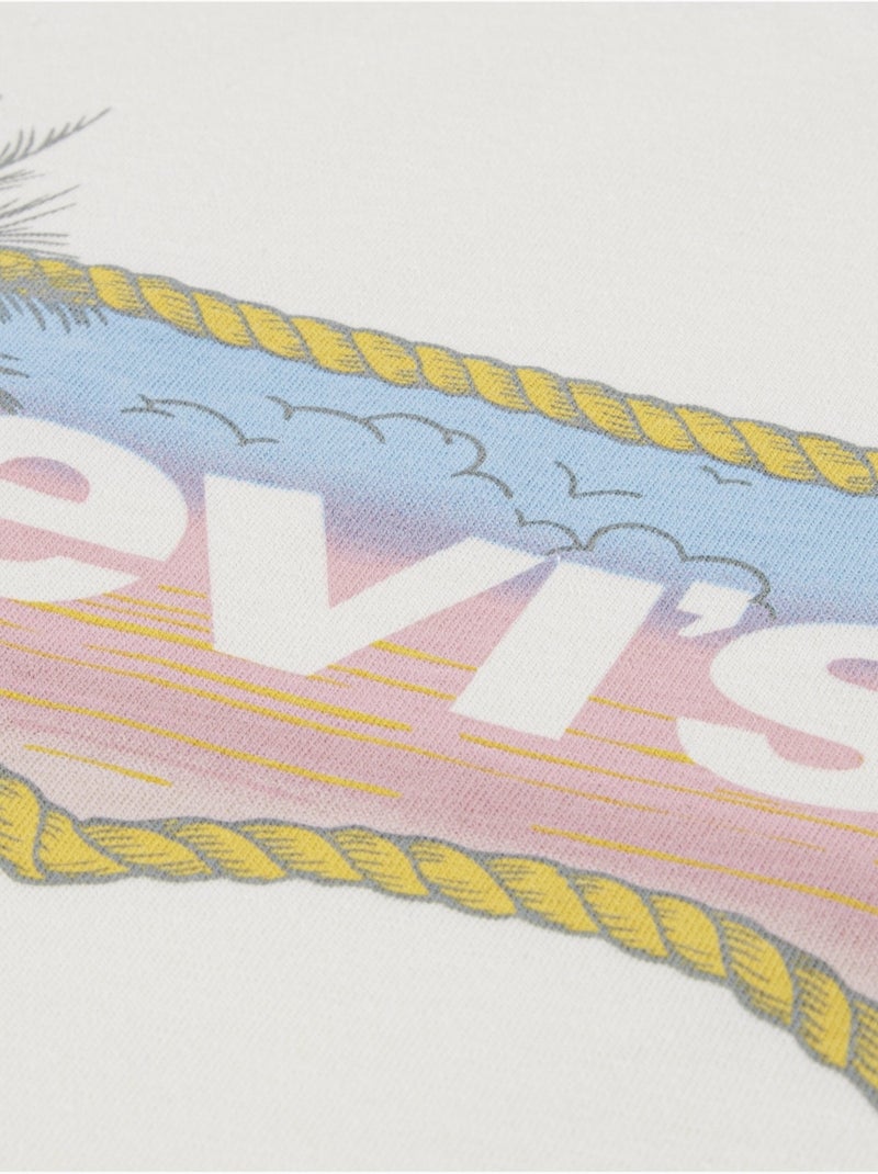 Camiseta de cuello redondo - Levi's Kids Blanco roto - Kiabi