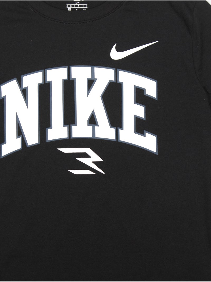 Camiseta de cuello redondo - nike Negro - Kiabi