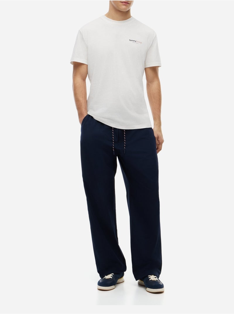 Camiseta de cuello redondo - tommy jeans Blanco - Kiabi