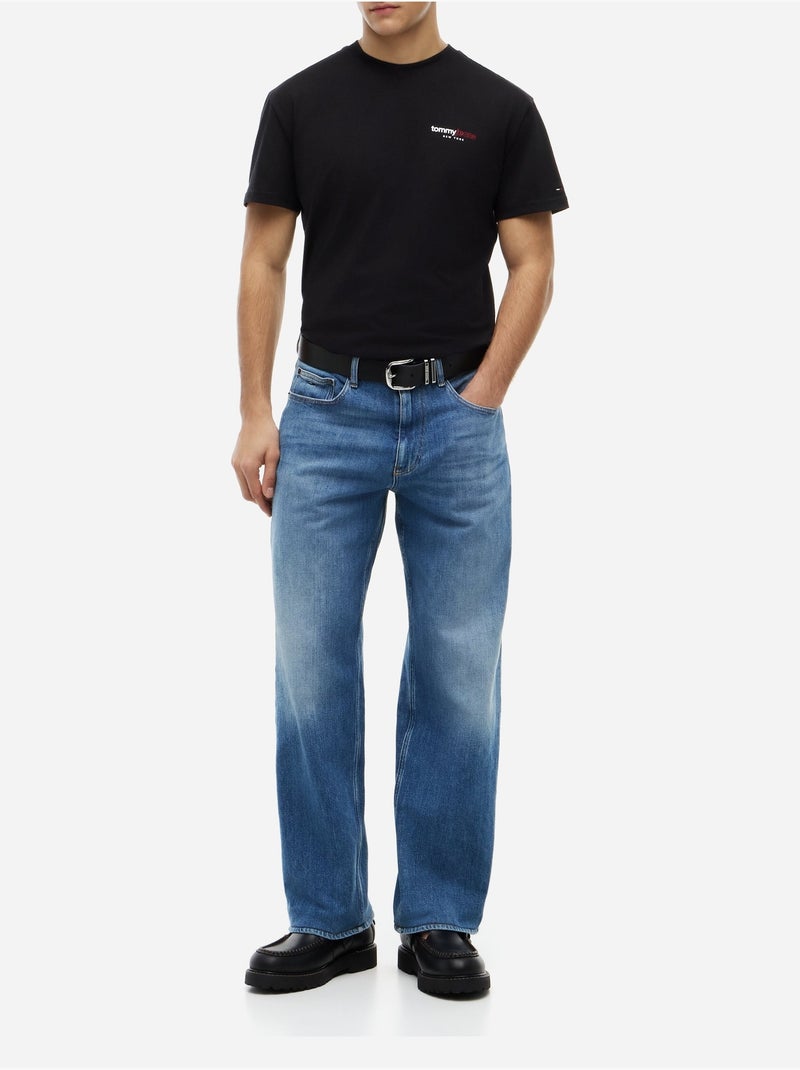 Camiseta de cuello redondo - tommy jeans Negro - Kiabi