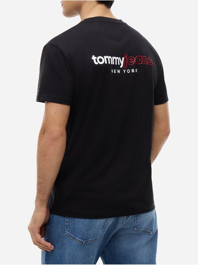 Camiseta de cuello redondo - tommy jeans Negro - Kiabi