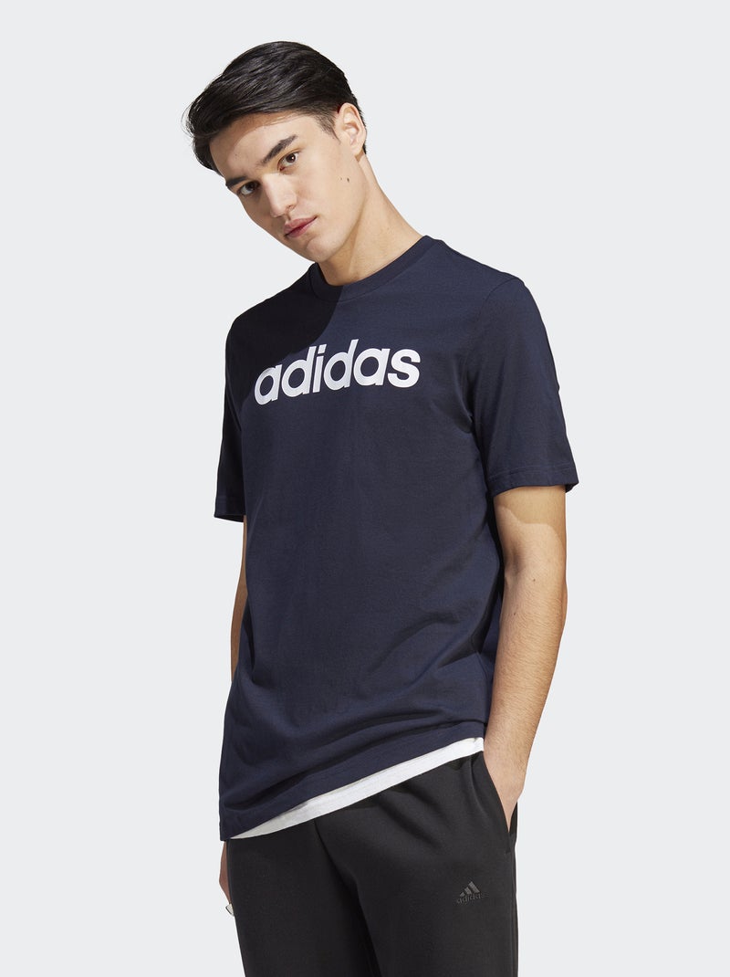 Camiseta de cuello redondo 'Adidas' AZUL - Kiabi