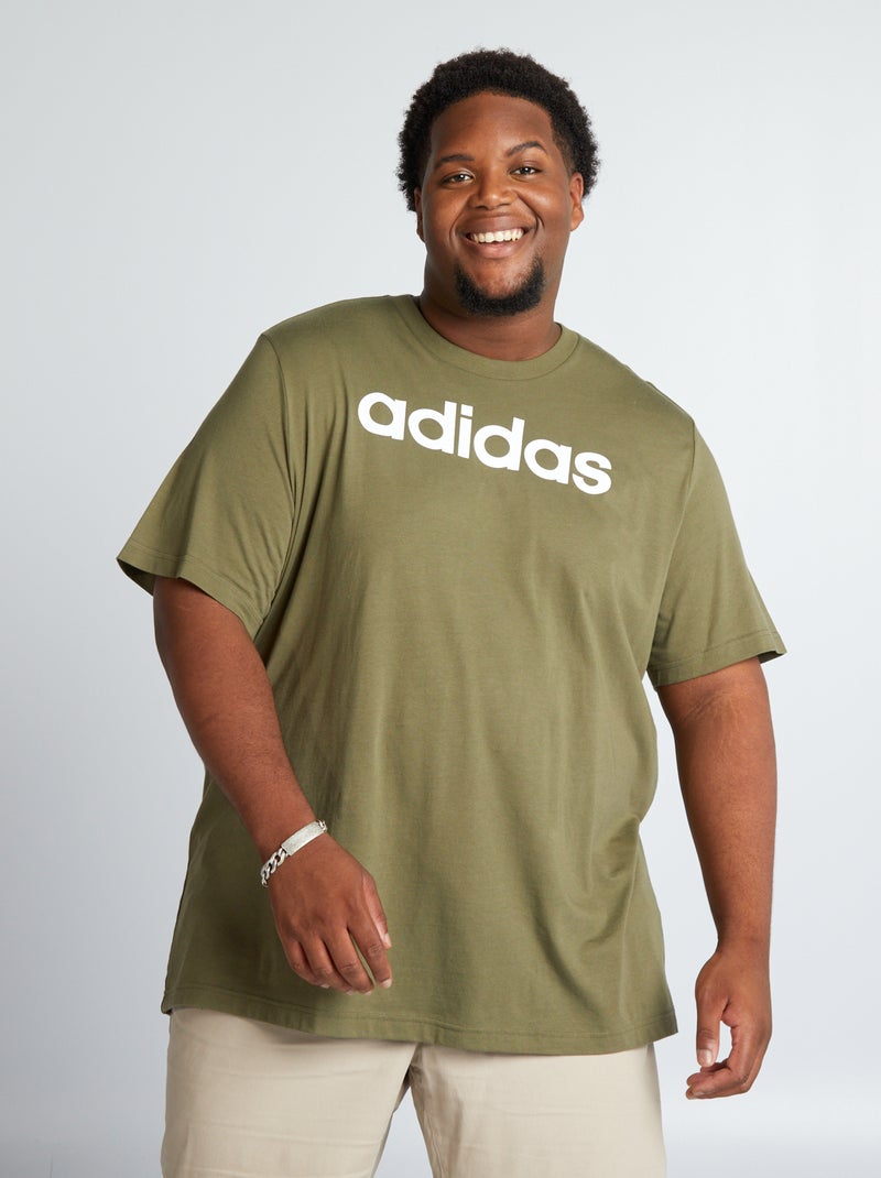 Camiseta de cuello redondo 'adidas' KAKI - Kiabi