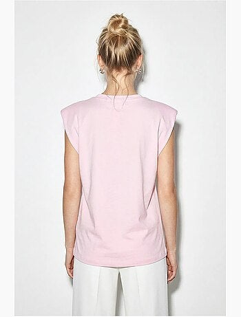 Camiseta de cuello redondo con cut-out lucci