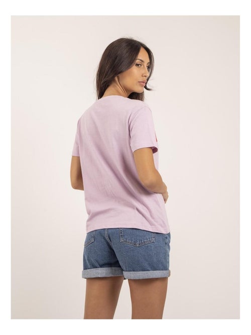 Camiseta de cuello redondo con mensaje FIGUIER - Kiabi