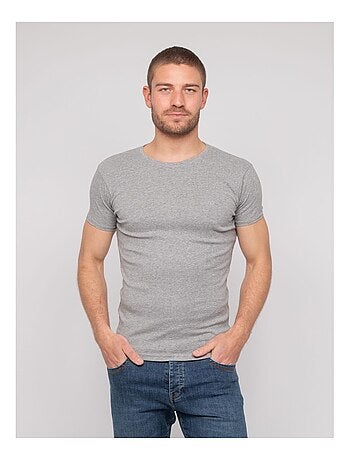 Camiseta de cuello redondo de algodón WARLOF