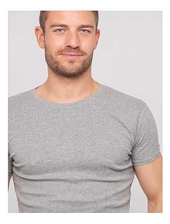 Camiseta de cuello redondo de algodón WARLOF