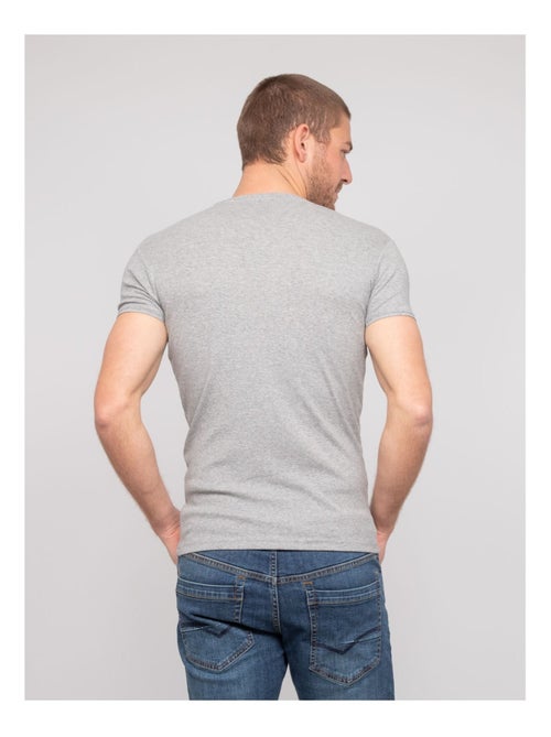 Camiseta de cuello redondo de algodón WARLOF - Kiabi