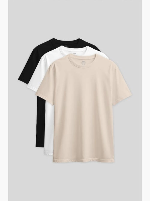 Camiseta de cuello redondo de algodón y elastano para mujer tommy - Kiabi Camiseta de cuello redondo de algodón y elastano para mujer tommy - Kiabi