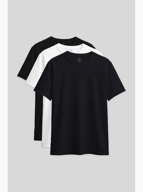 Camiseta de cuello redondo de algodón y elastano para mujer tommy - Kiabi Camiseta de cuello redondo de algodón y elastano para mujer tommy - Kiabi
