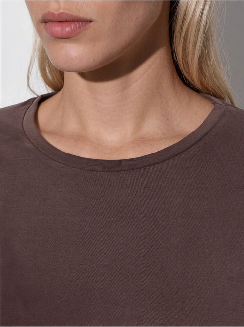 Camiseta de cuello redondo de corte holgado busem - Kiabi Camiseta de cuello redondo de corte holgado busem - Kiabi