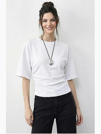 Camiseta de cuello redondo de corte regular lucci
