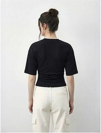 Camiseta de cuello redondo de corte regular lucci