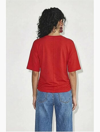 Camiseta de cuello redondo de corte regular lucci