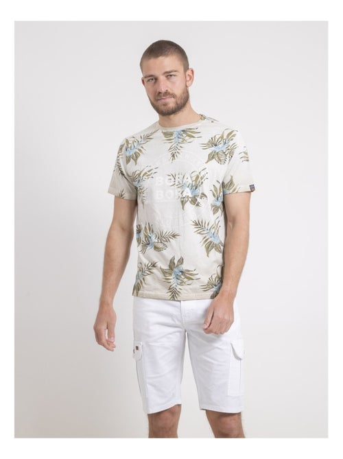 Camiseta de cuello redondo de puro algodón con motivos NULEMON - Kiabi