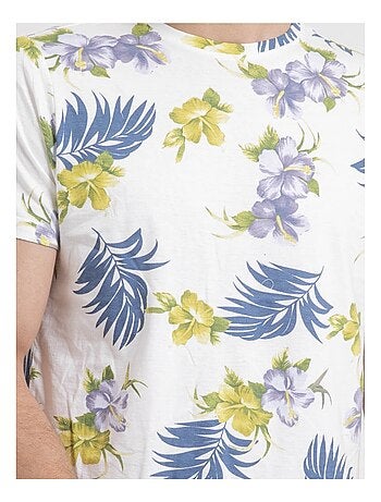 Camiseta de cuello redondo de puro algodón con motivos NULIBIS