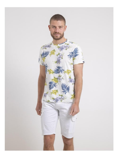 Camiseta de cuello redondo de puro algodón con motivos NULIBIS - Kiabi