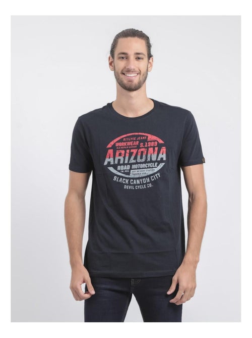 Camiseta de cuello redondo de puro algodón JACRAIG - Kiabi