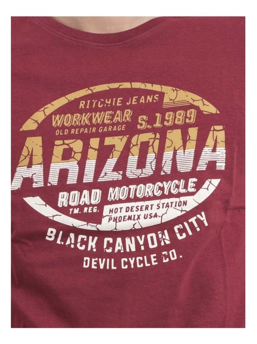Camiseta de cuello redondo de puro algodón JACRAIG - Kiabi Camiseta de cuello redondo de puro algodón JACRAIG - Kiabi