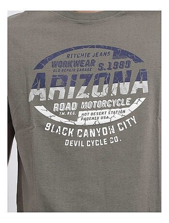 Camiseta de cuello redondo de puro algodón JACRAIG