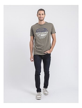 Camiseta de cuello redondo de puro algodón JACRAIG