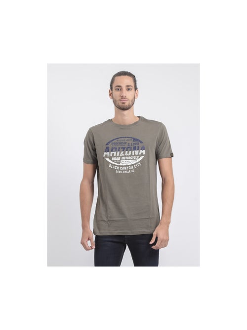Camiseta de cuello redondo de puro algodón JACRAIG - Kiabi