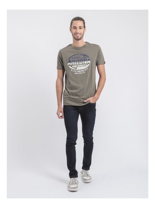 Camiseta de cuello redondo de puro algodón JACRAIG - Kiabi