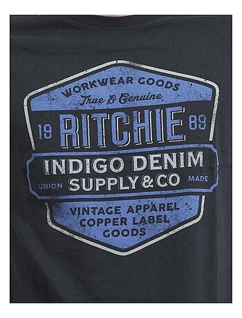 Camiseta de cuello redondo de puro algodón JAGNY