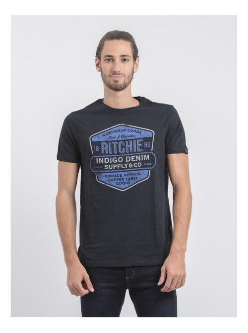 Camiseta de cuello redondo de puro algodón JAGNY - Kiabi