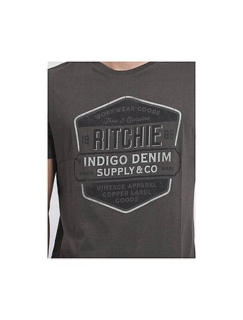 Camiseta de cuello redondo de puro algodón JAGNY