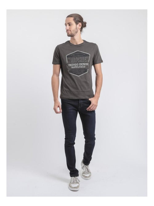 Camiseta de cuello redondo de puro algodón JAGNY - Kiabi