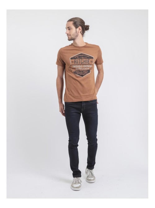 Camiseta de cuello redondo de puro algodón JAGNY - Kiabi