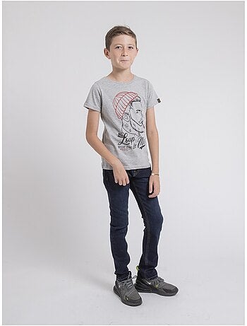 Camiseta de cuello redondo de puro algodón JOUANCY-J