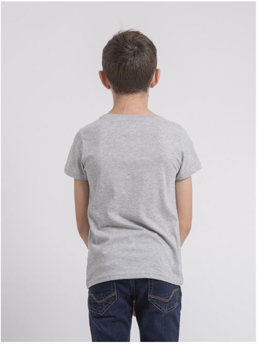 Camiseta de cuello redondo de puro algodón JOUANCY-J - Kiabi