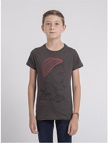 Camiseta de cuello redondo de puro algodón JOUANCY-J