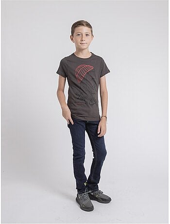 Camiseta de cuello redondo de puro algodón JOUANCY-J