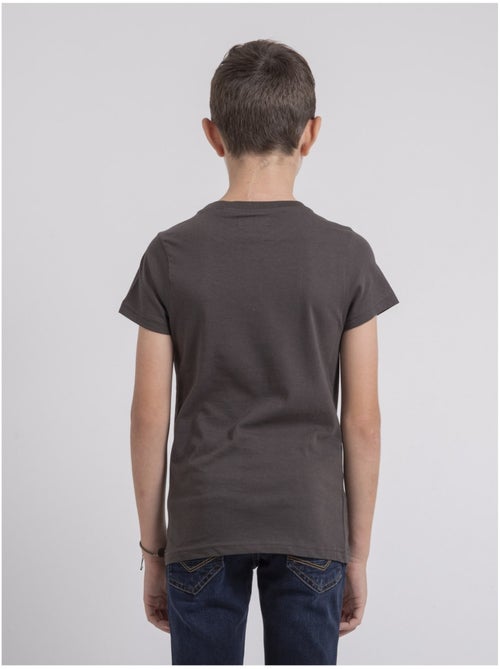 Camiseta de cuello redondo de puro algodón JOUANCY-J - Kiabi